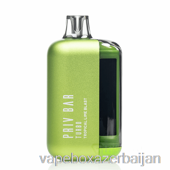 E-Juice Vape SMOK Priv Bar Turbo 15K Disposable Tropical Lime Blast